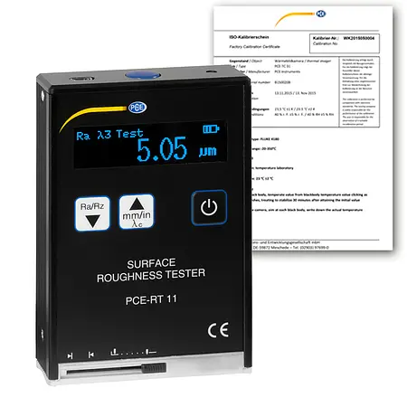 Roughness Tester Incl. ISO Calibration Certificate