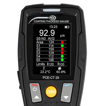 Paint Thickness Tester Display