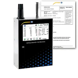 Particle Counter PCE-PQC 30EU Incl. Calibration Certificate