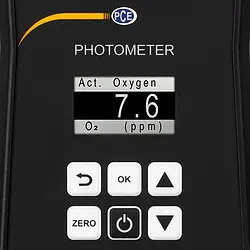 Photometer PCE-CP 30 display