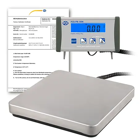 Platform Scale PCE-PB 150N-ICA Incl. ISO Calibration Certificate