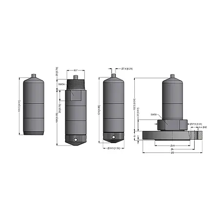 Pressure / Fill Level Sensor PCE-SLS 20 dimensions