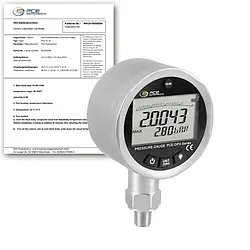 Pressure Indicator PCE-DPG 3-ICA incl. ISO Calibration Certificate