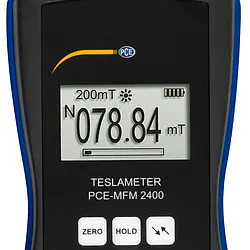 Radioactivity Meter display