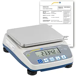 Scale woth Software PCE-BSH 6000-ICA Incl. ISO Calibration Certificate