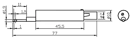 Sensor PCE-RP-120 for Holes diagram