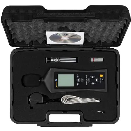 Sound Level Meter scope of delivery.