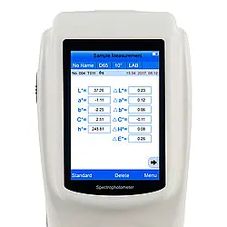 Spectrophotometer PCE-CSM 8 Display