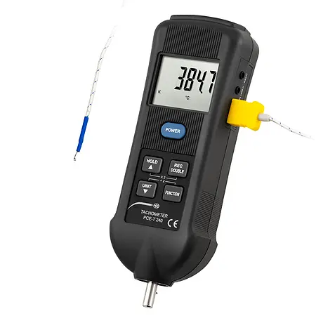 Stroboscope optional temperature sensor