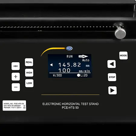 Test Stand PCE-HTS 50 display