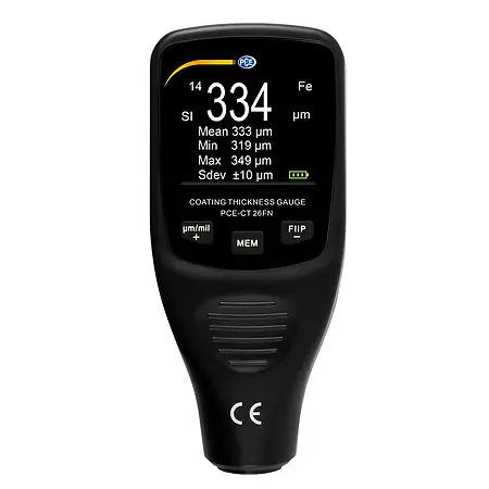 Thickness Meter PCE-CT 26FN-ICA Incl. ISO Calibration Certificate