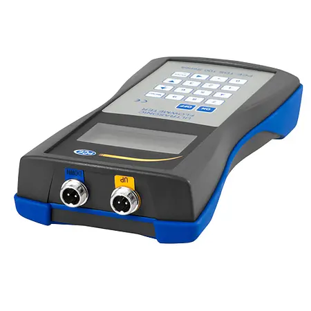 Ultrasonic Flow Test Instrument Kit PCE-TDS 100HHS Sensor Ports