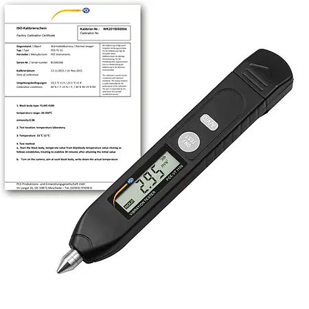 Vibration Test Instrument PCE-VT 1100-ICA incl. ISO Calibration Certificate