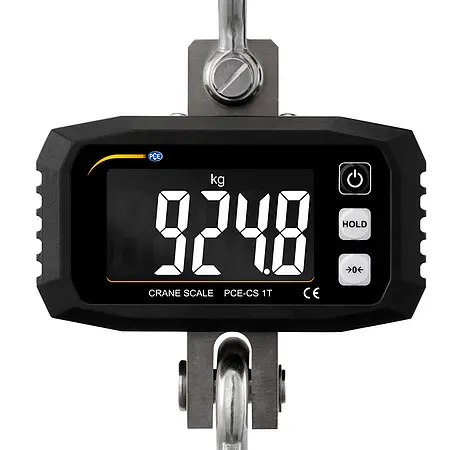 Weighing Hook PCE-CS 1T display