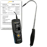 Air Flow / Temperature Data Logger PCE-HWA 30-ICA incl. ISO Calibration Certificate