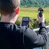 Airwheel Wind Measurer incl. ISO Cal Certificate PCE-007-ICA application