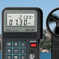 Airwheel Wind Measurer incl. ISO Cal Certificate PCE-007-ICA application