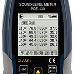 Class 1 Data-Logging Noise Dose Meter PCE-430 - Display