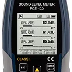 Class 1 Sound Level Meter PCE-430 - Display