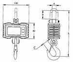 Crane Scale PCE-CS 1000N