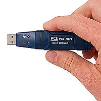 Size Comparison of Data Logger with USB Interface PCE-HT 71N-ICA Incl. ISO Calibration Certificate