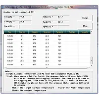 Digital Thermometer PCE-895 software