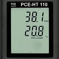 Hygrometer PCE-HT 110 display