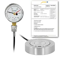 Force Gage PCE-HFG 1K-E100-ICA Incl. ISO Calibration Certificate