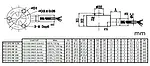 Force Gauge PCE-DFG NF 5K technical drawing load cell dimensions