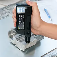 Handheld Material Hardness Tester PCE-950 in Use