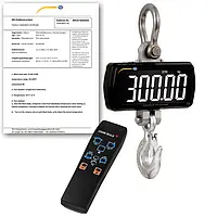 Hanging Scales PCE-CS 300LD-ICA incl. ISO Calibration Certificate 