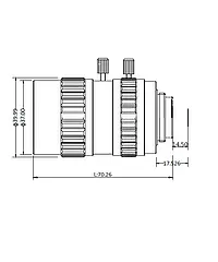 Lens Focal Length OBJ-HSC-8,5