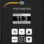 Photometer PCE-CP 21 display