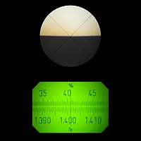 Refractometer PCE-ABBE-REF2 scale