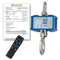 Suspended Scale PCE-CS 1000N-ICA incl. ISO Calibration Certificate