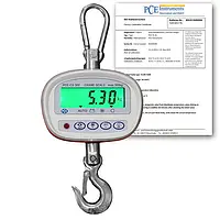 Suspended Scale PCE-CS 300-ICA incl. ISO Calibration Certificate