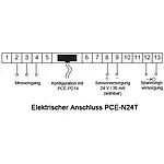 Digital indicator PCE-N24T connection diagram