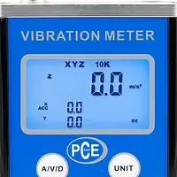 Vibration Analyzer PCE-VM 3D display