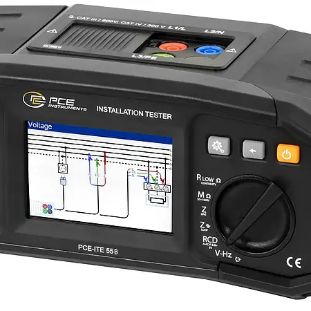 Comprobador de aparatos eléctricos portátiles - Pantalla