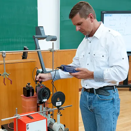 Medidor de campo electromagnético - Imagen de uso