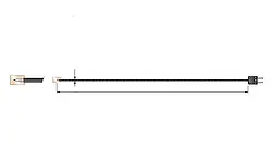 Sonda de temperatura tipo K autoadhesiva