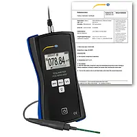 Contador de radiación incl. certificado de calibración ISO