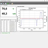 Registrador de datos de temperatura - Software de configuración