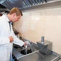 Termómetro para aceite de fritura para alimentos - Utilización