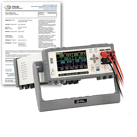 Analizador de redes eléctricas ISO