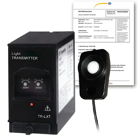 Detector de luz incl. certificado de calibración ISO