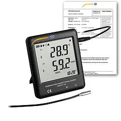 Medidor climatológico incl. certificado de calibración ISO