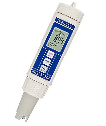 Medidor de agua para pH y temperatura