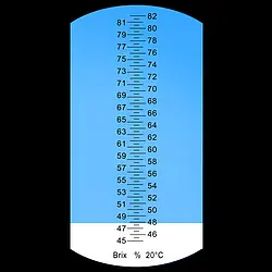 Refractómetro - Escala