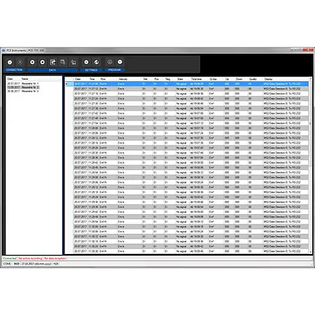 Software para PCE-TDS 100H / PCE-TDS 100HS